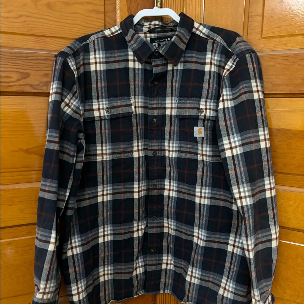 Carhartt Men's Plaid Shirt Button Up